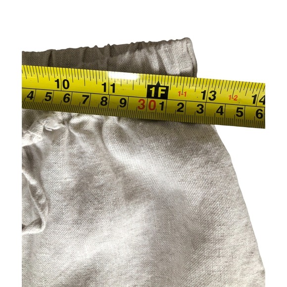 Reformation Women's Wide Leg Oatmeal Casual Minimalist 100% Linen Pants S - Picture 9 of 13